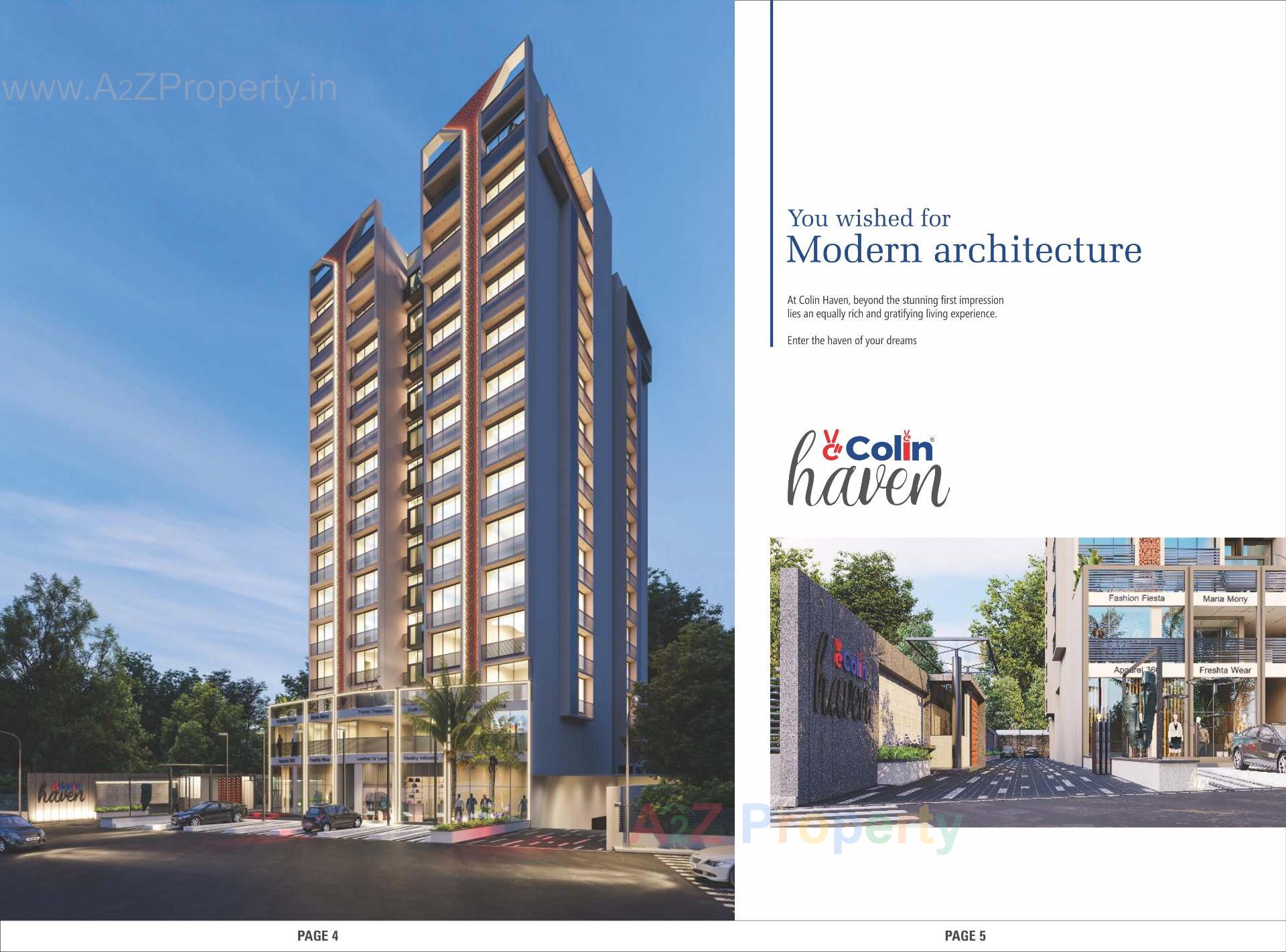 3D Elevation of real estate project Colin Haven located at Chandkheda, Ahmedabad, Gujarat