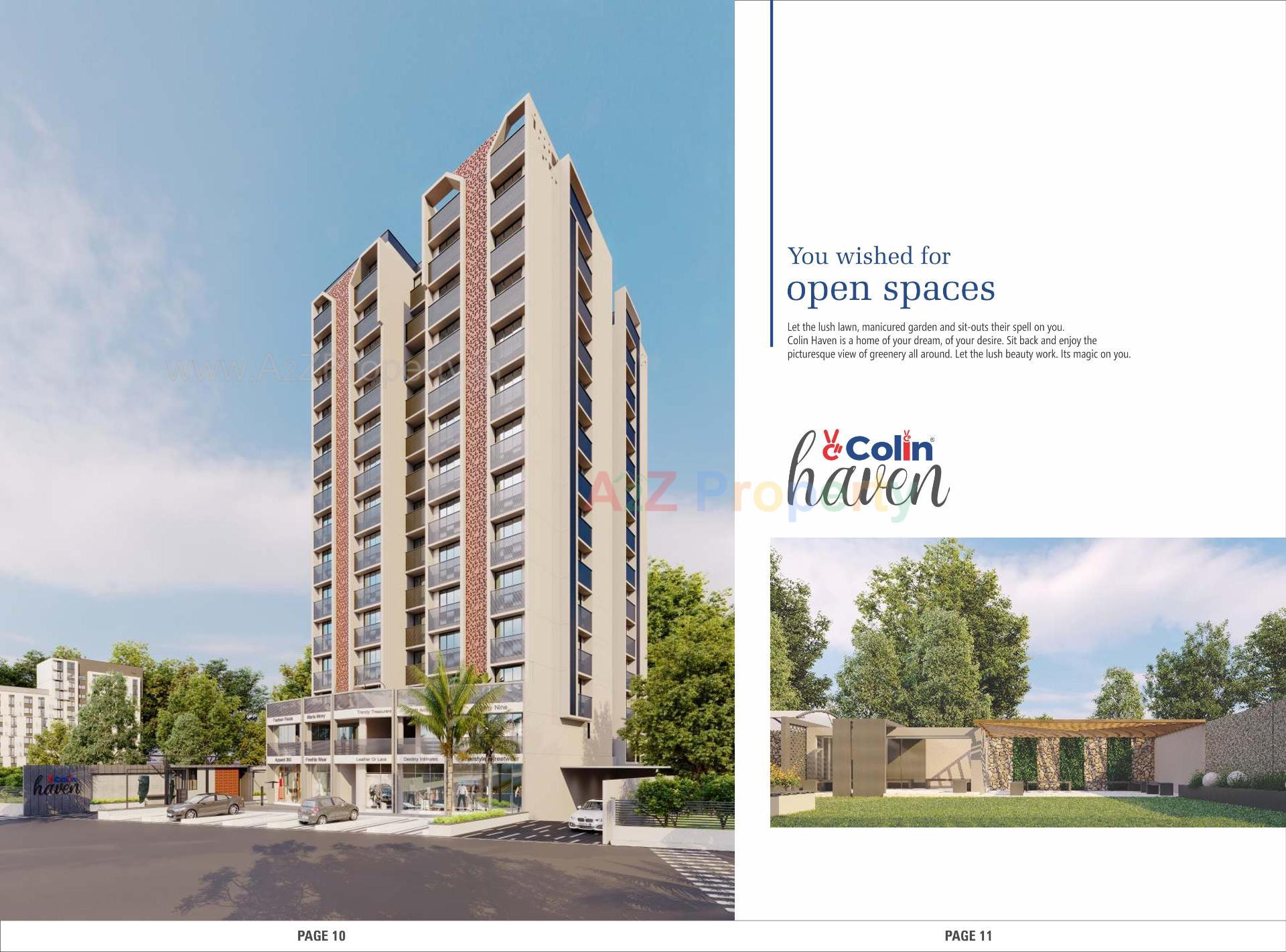 3D Elevation of real estate project Colin Haven located at Chandkheda, Ahmedabad, Gujarat