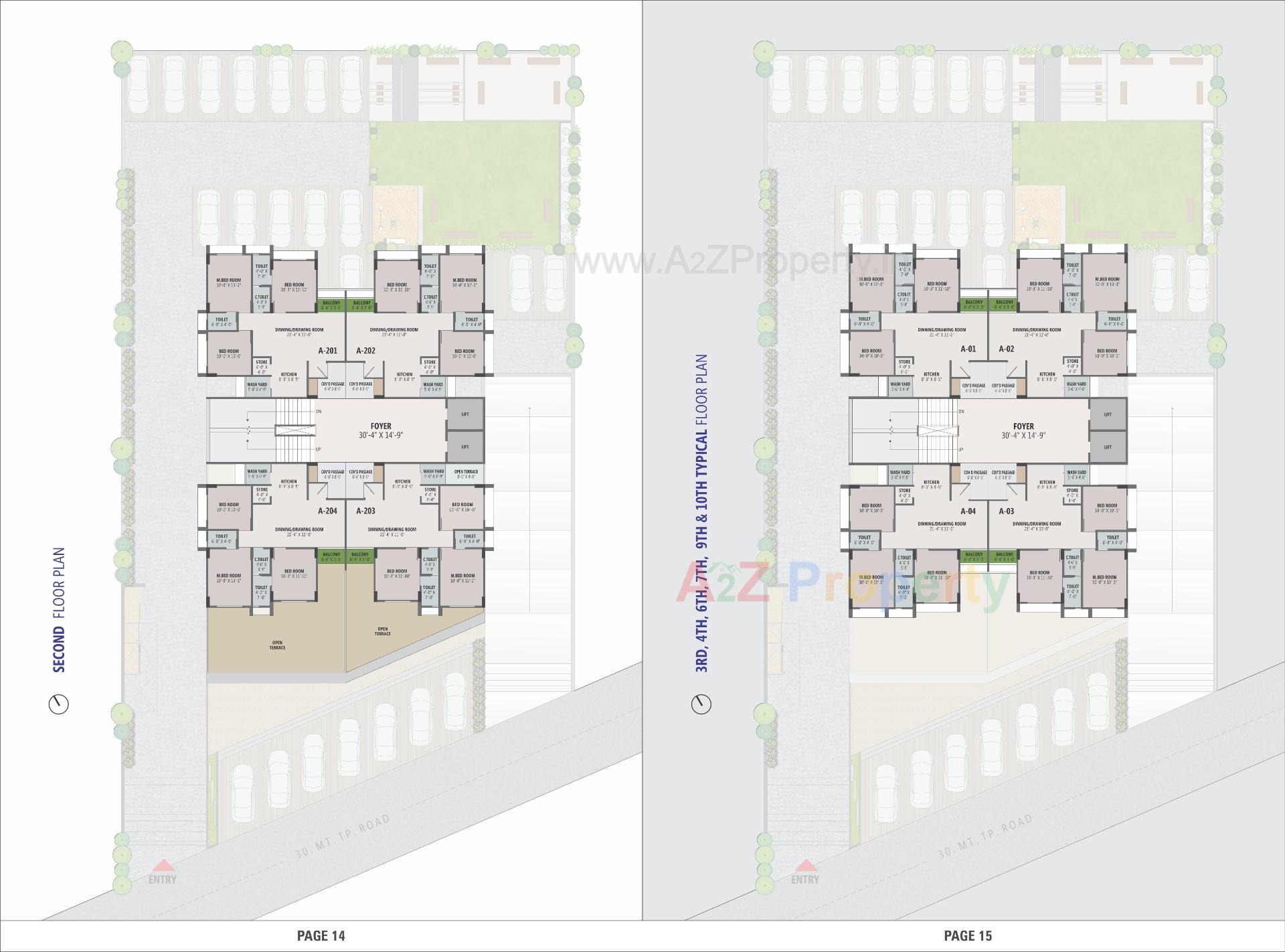 Layout of real estate project Colin Haven located at Chandkheda, Ahmedabad, Gujarat
