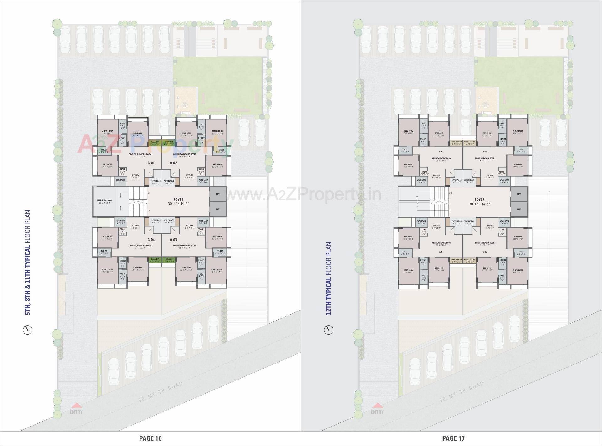 Layout of real estate project Colin Haven located at Chandkheda, Ahmedabad, Gujarat