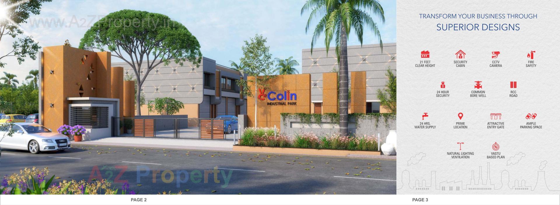 of real estate project Colin Industrial Park located at Kathwada, Ahmedabad, Gujarat