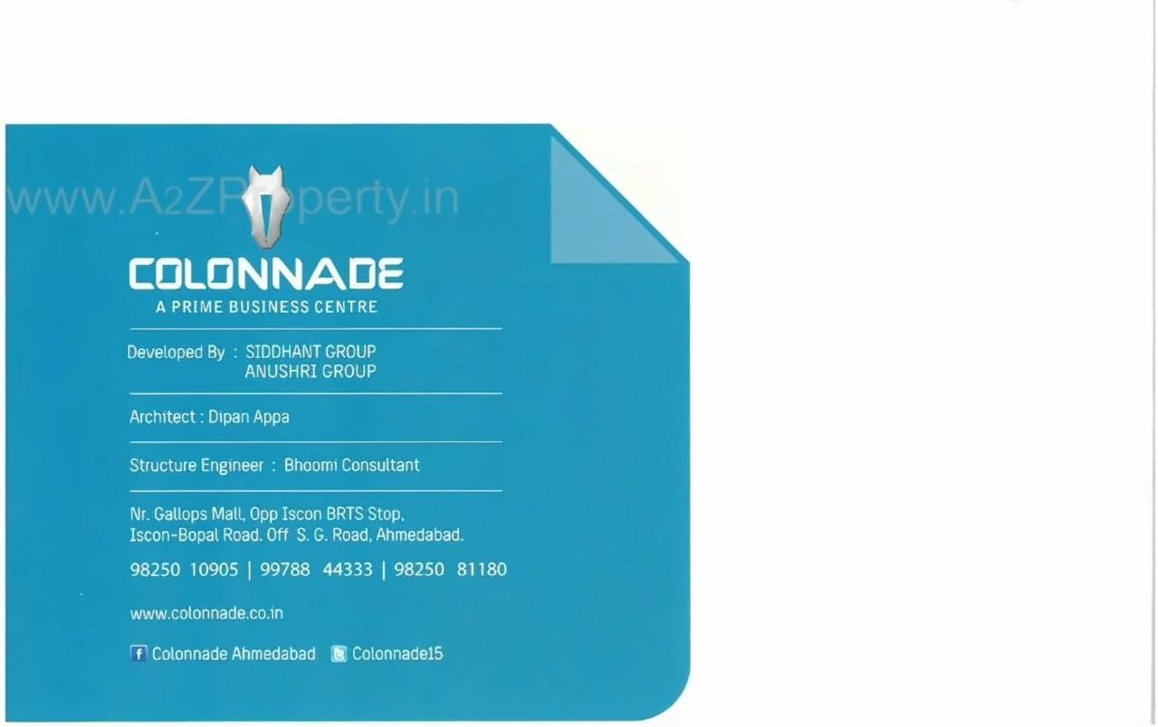  of real estate project Colonnade located at Jodhpur, Ahmedabad, Gujarat