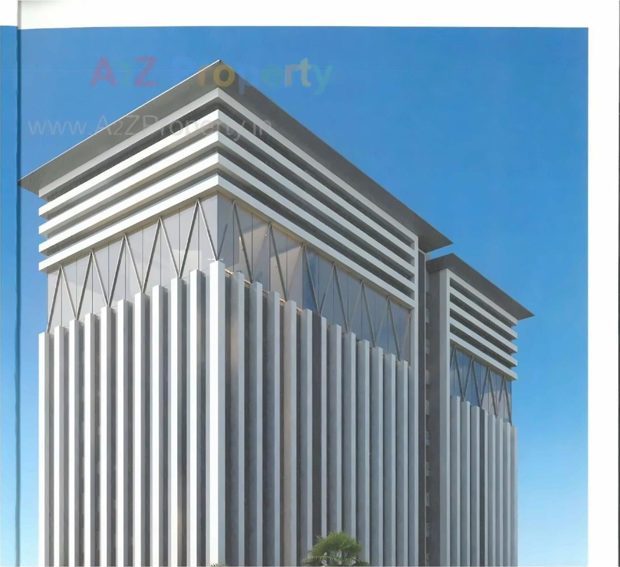 3D Elevation of real estate project Colonnade located at Jodhpur, Ahmedabad, Gujarat