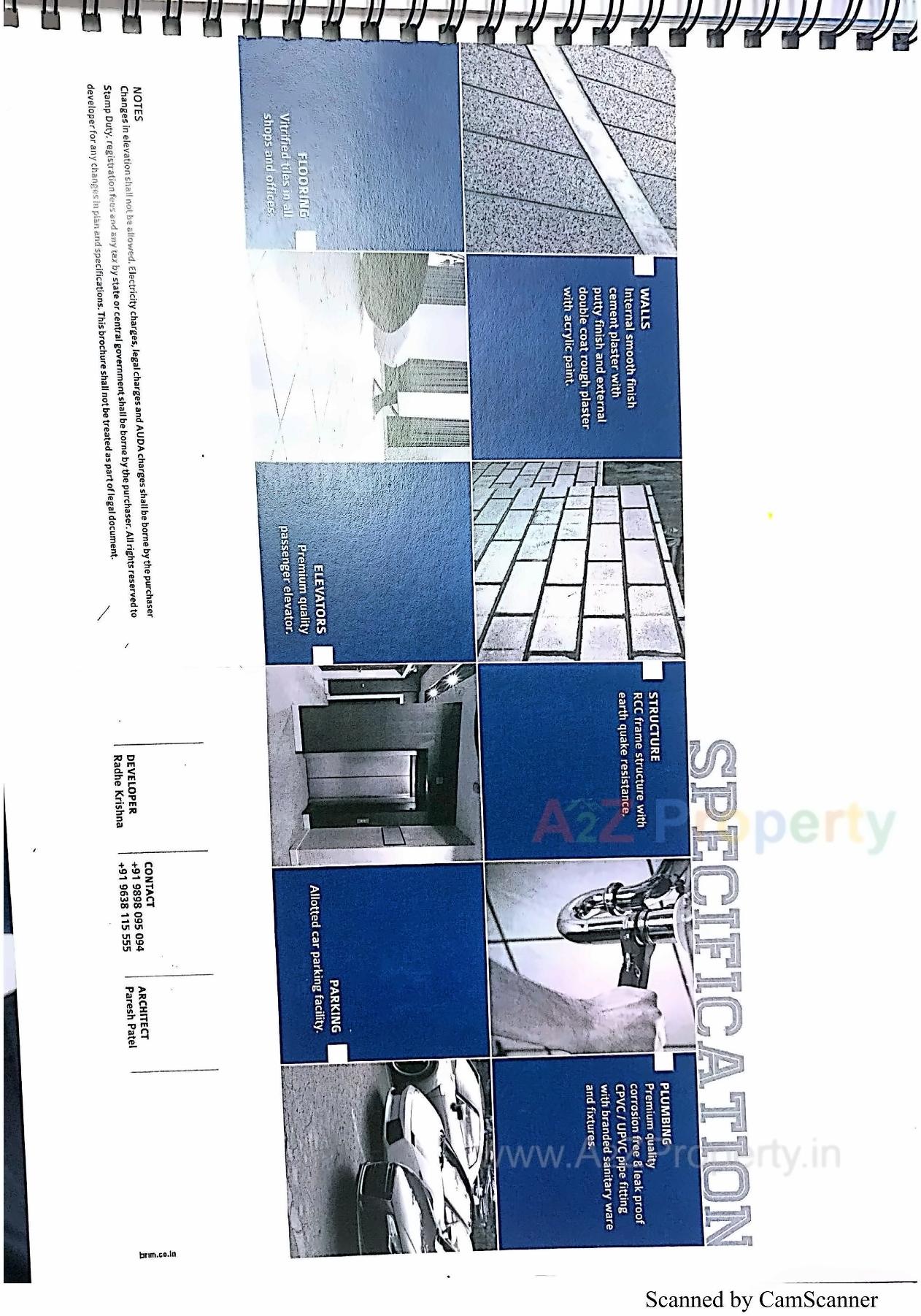  of real estate project Colour Stone located at Bopal, Ahmedabad, Gujarat