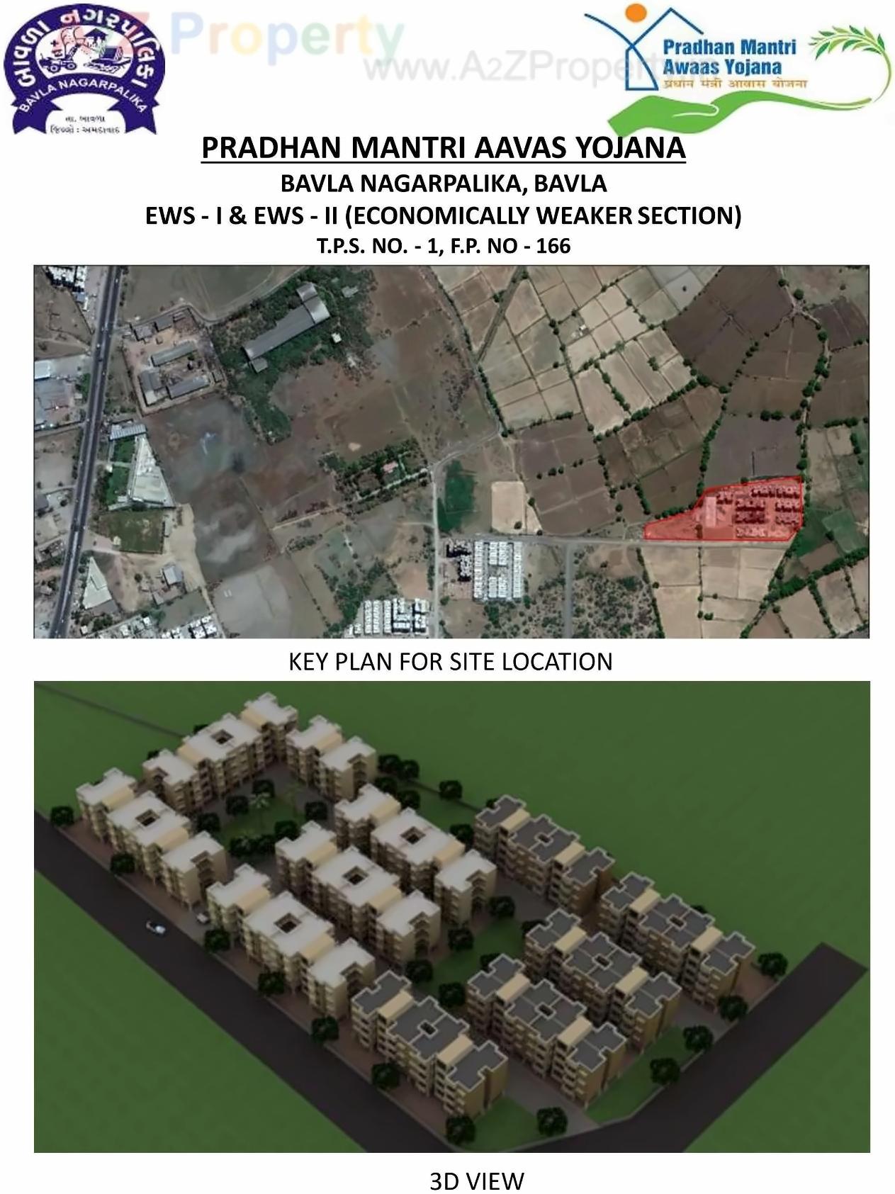  of real estate project Construction Of 492 Dus Of Affordable Housing Project At Bavla City Under Pradhanmantri Awas Yojna T P  F P 1 located at Bavla, Ahmedabad, Gujarat
