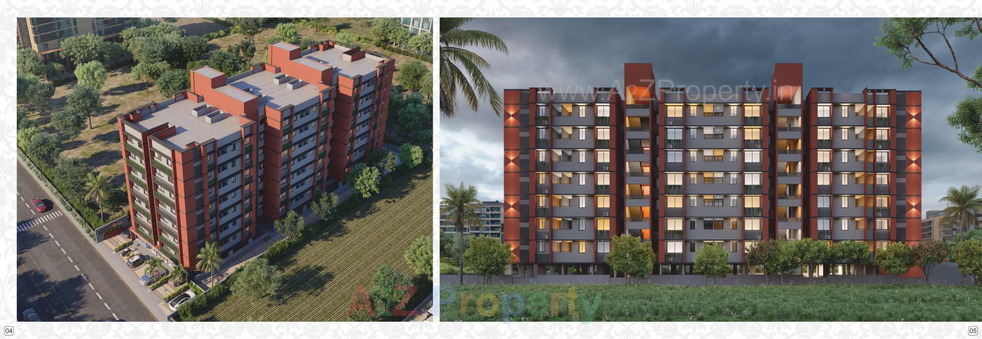 3D Elevation of real estate project Copper located at Chiloda  (naroda), Ahmedabad, Gujarat