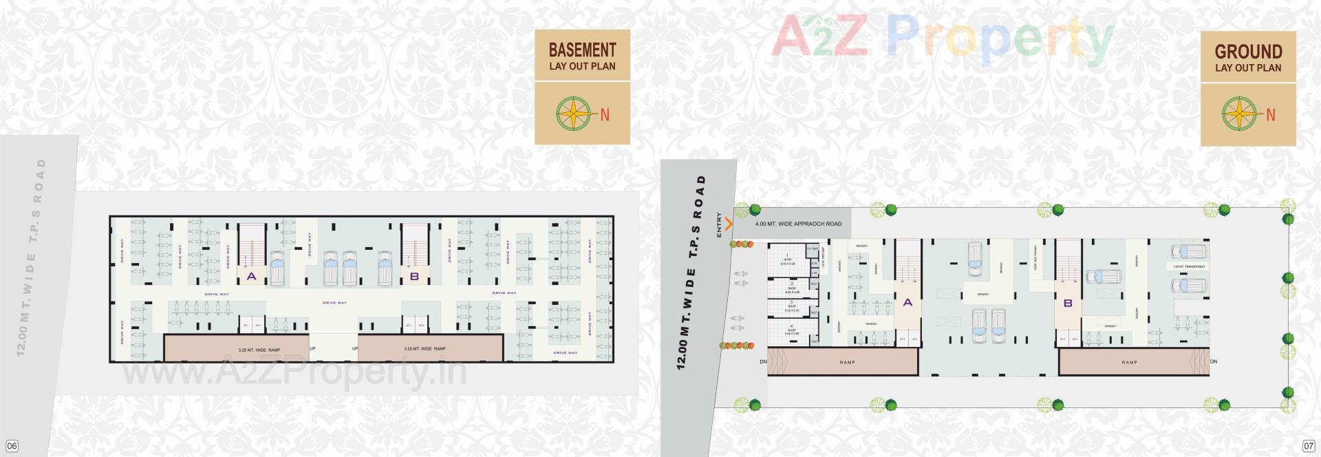 Layout of real estate project Copper located at Chiloda  (naroda), Ahmedabad, Gujarat