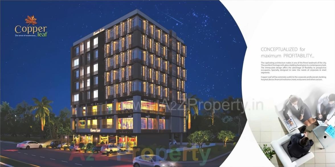 3D Elevation of real estate project Copper Leaf located at Vadaj, Ahmedabad, Gujarat