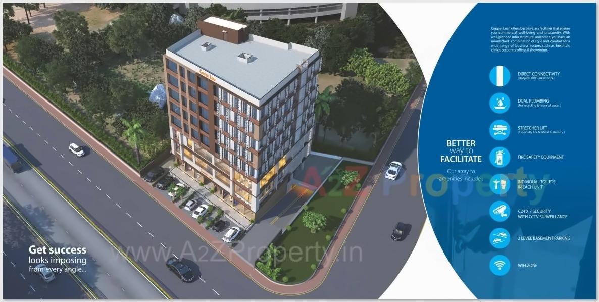 3D Elevation of real estate project Copper Leaf located at Vadaj, Ahmedabad, Gujarat