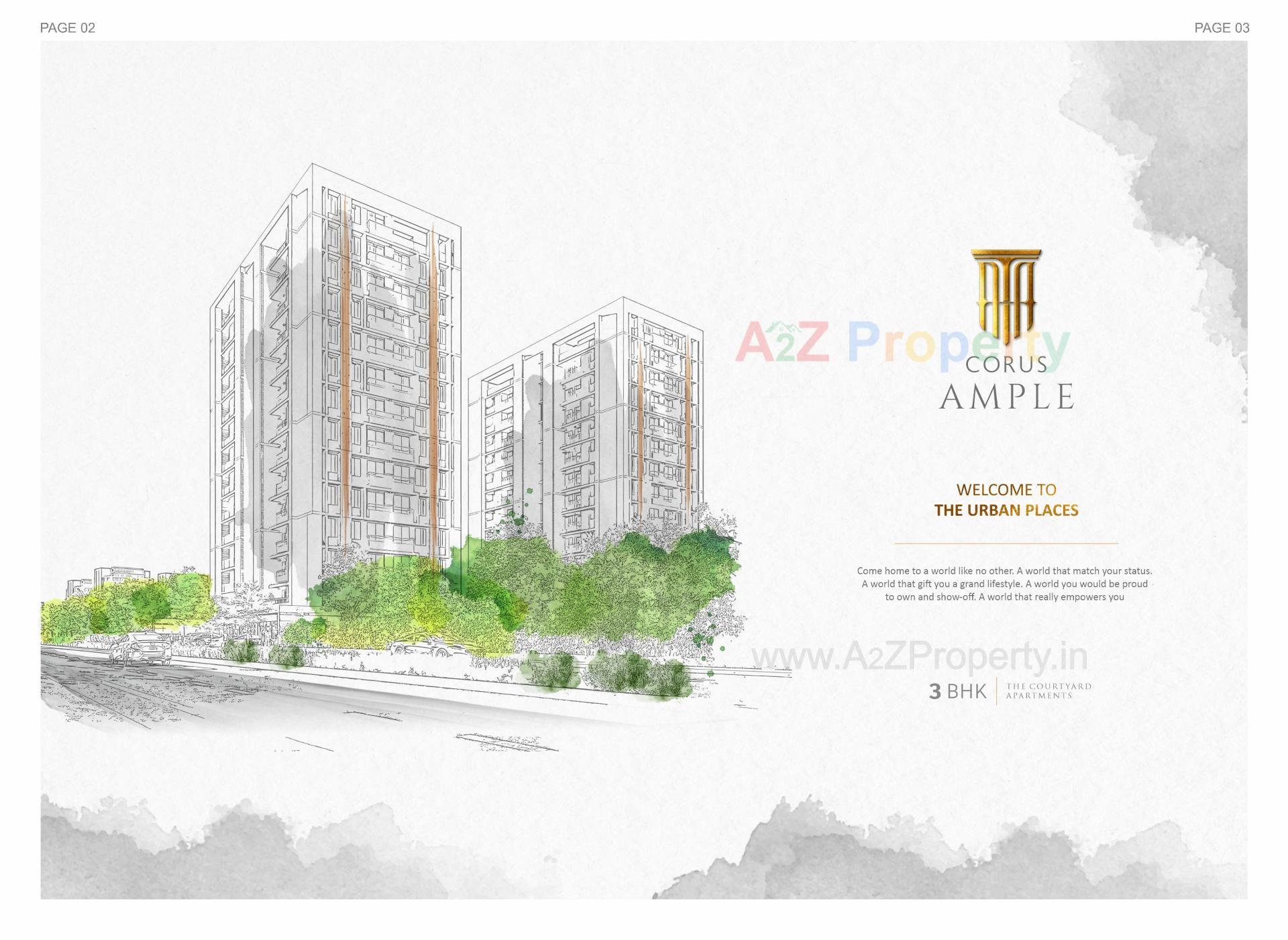  of real estate project Corus Ample located at Sola, Ahmedabad, Gujarat