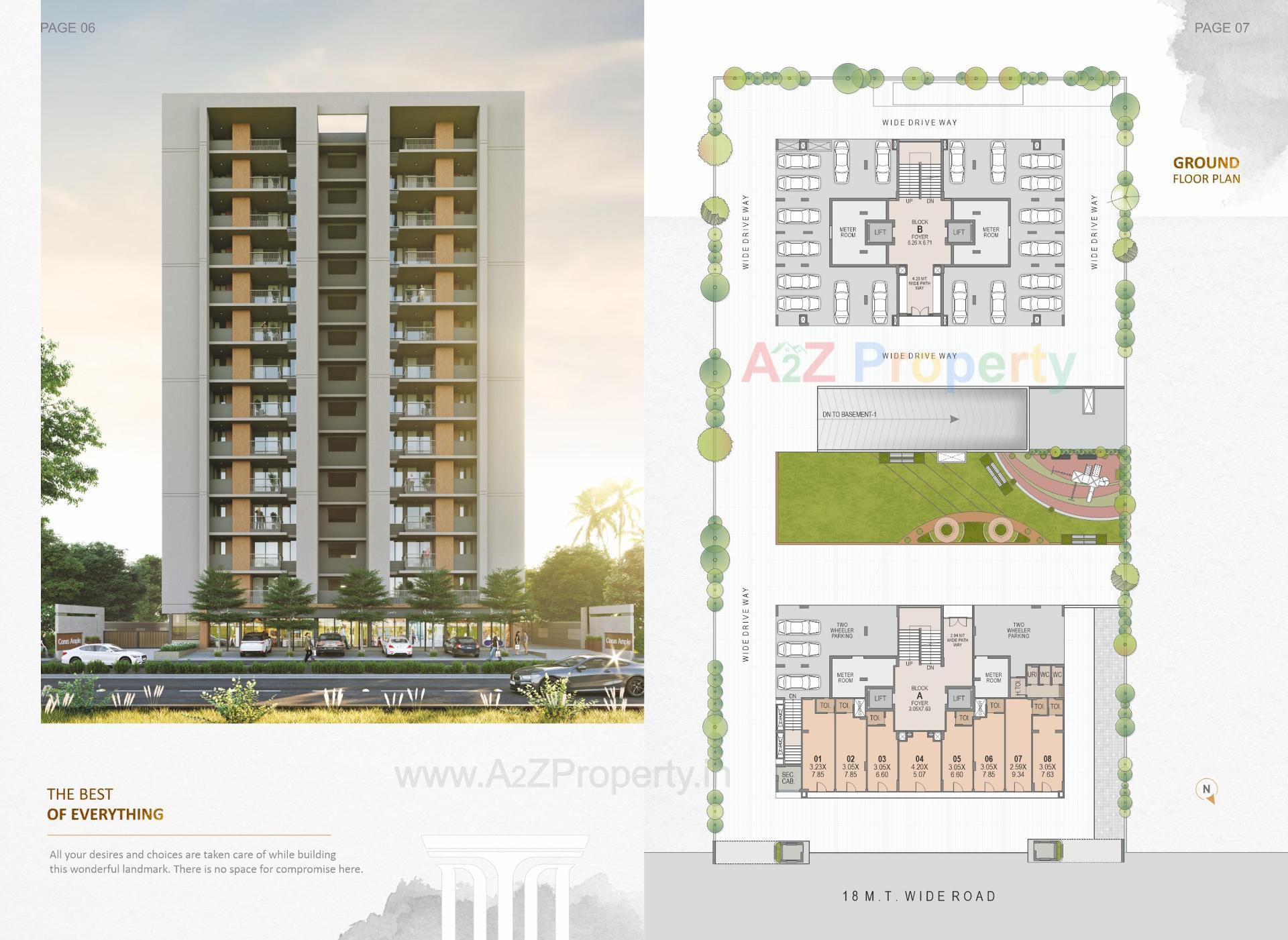  of real estate project Corus Ample located at Sola, Ahmedabad, Gujarat