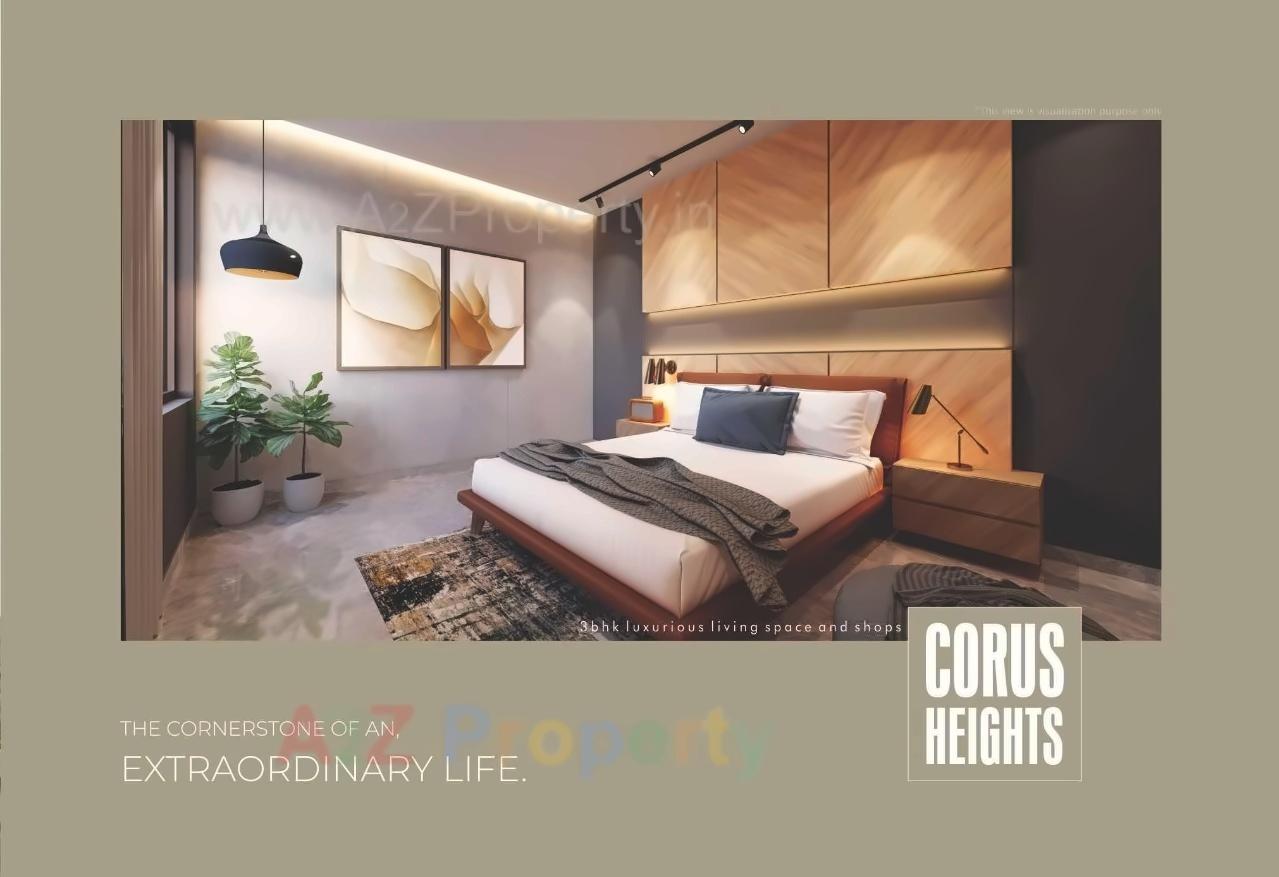  of real estate project Corus Heights located at Sola, Ahmedabad, Gujarat