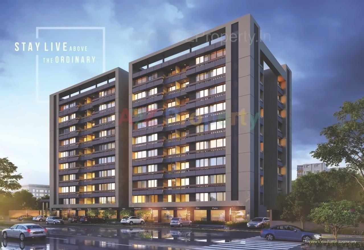  of real estate project Corus Heights located at Sola, Ahmedabad, Gujarat