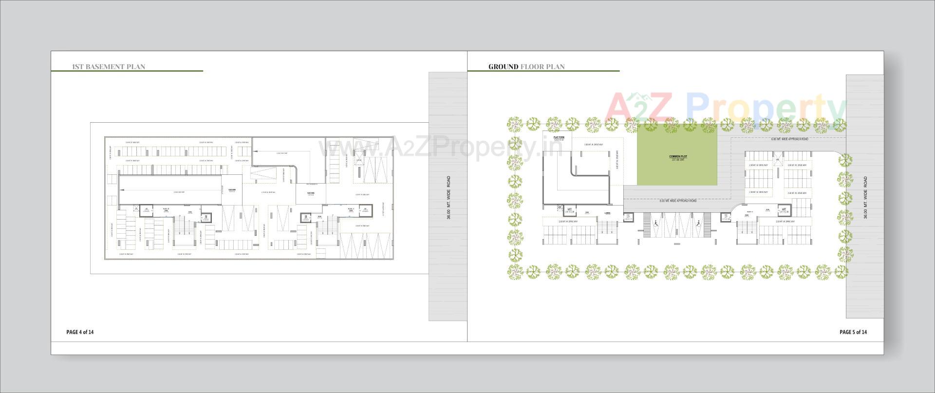 Layout of real estate project Crown Gold located at Bilasiya, Ahmedabad, Gujarat