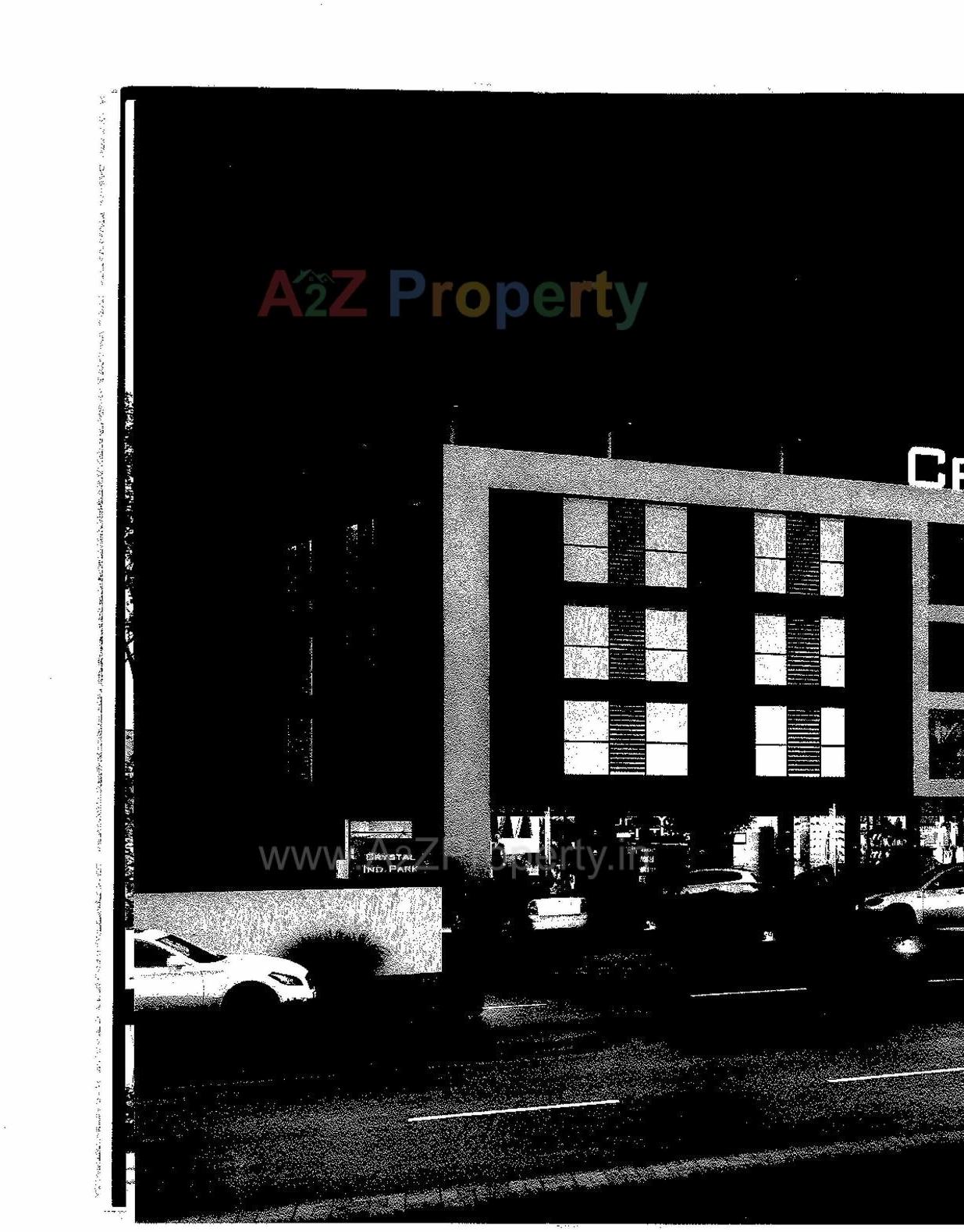 Layout of real estate project Crystal Avenue Industrial Park located at Odhav, Ahmedabad, Gujarat