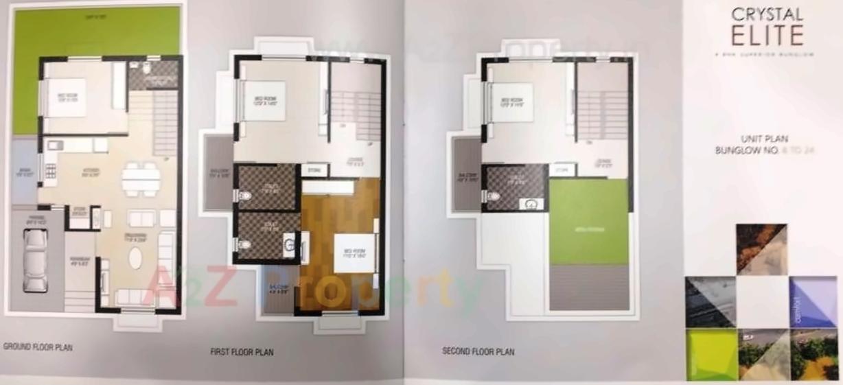 Layout of real estate project Crystal Ellite Icon Icon located at Naroda, Ahmedabad, Gujarat