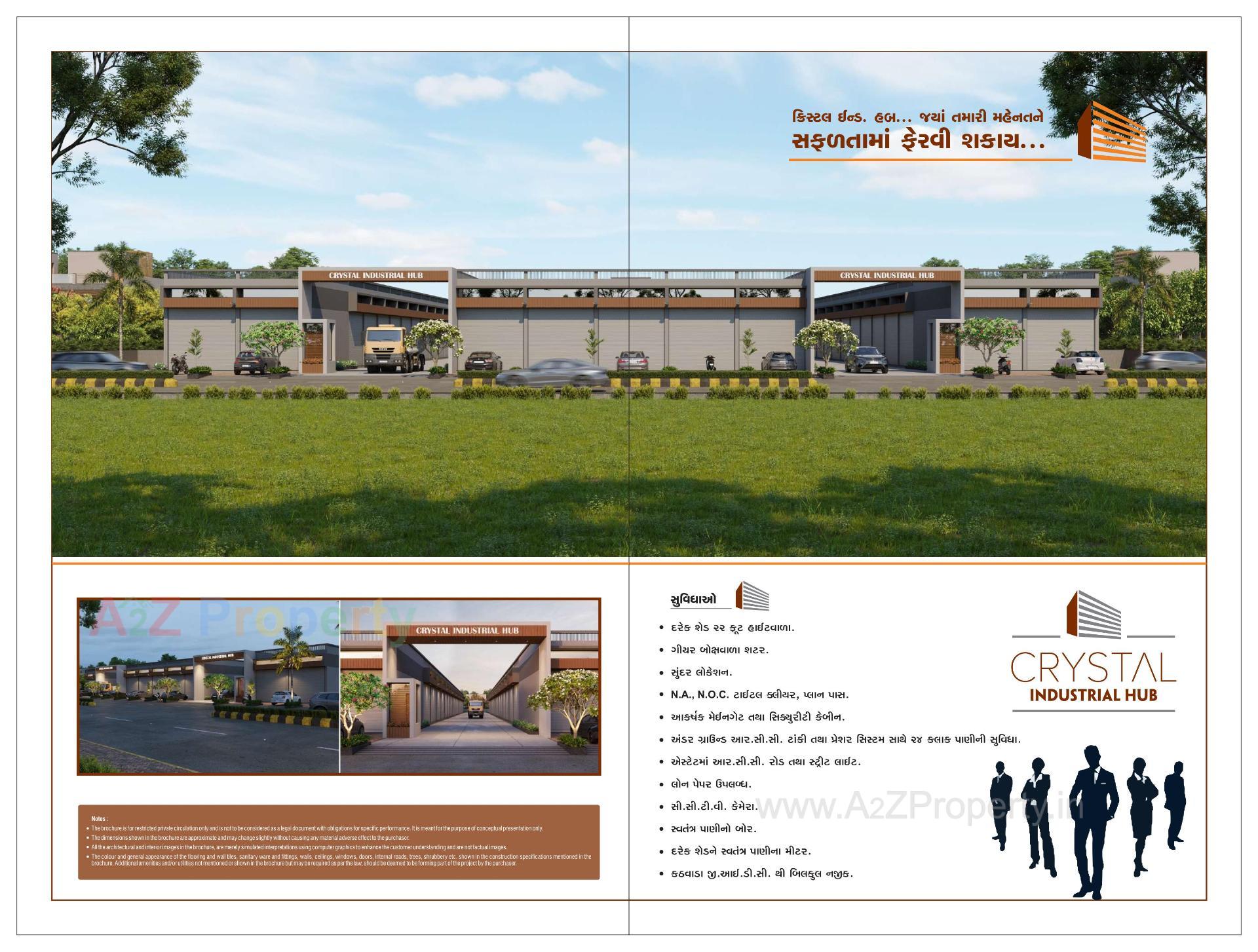  of real estate project Crystal Industrial Hub located at Kathwada, Ahmedabad, Gujarat