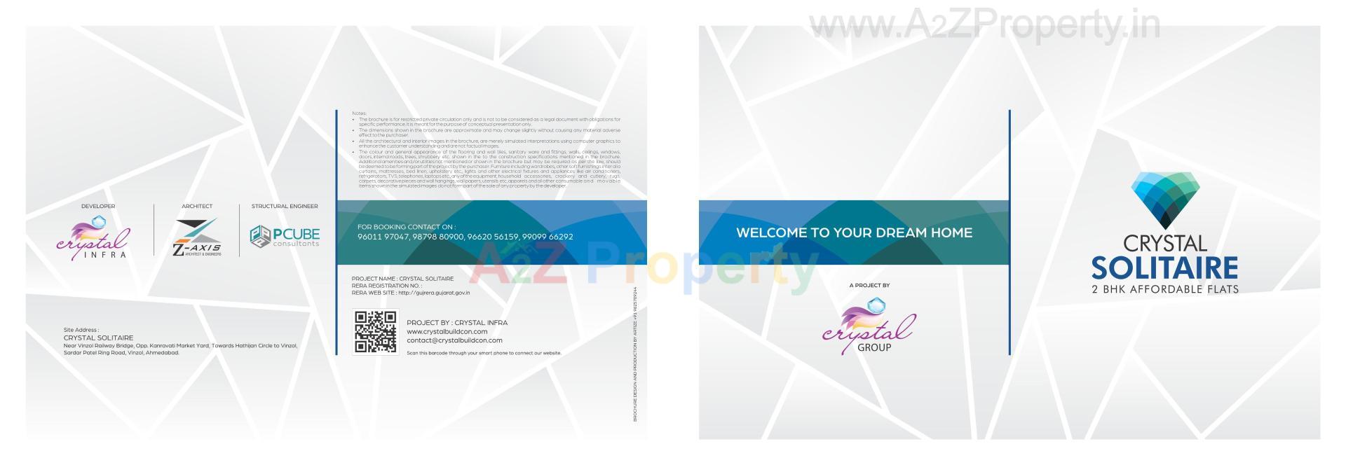  of real estate project Crystal Solitaire located at Vinzol, Ahmedabad, Gujarat