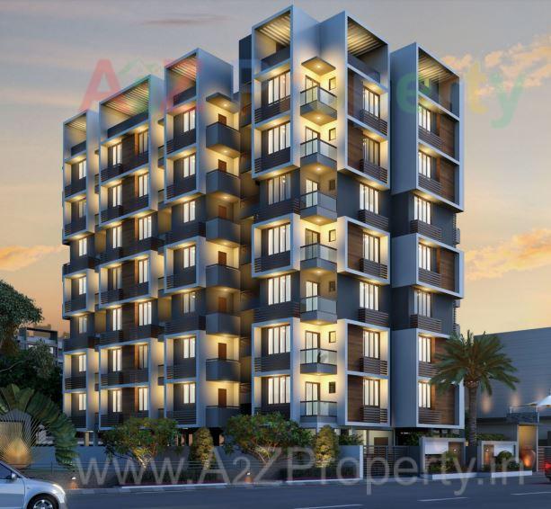 3D Elevation of real estate project D M Pride located at Ghodasar, Ahmedabad, Gujarat
