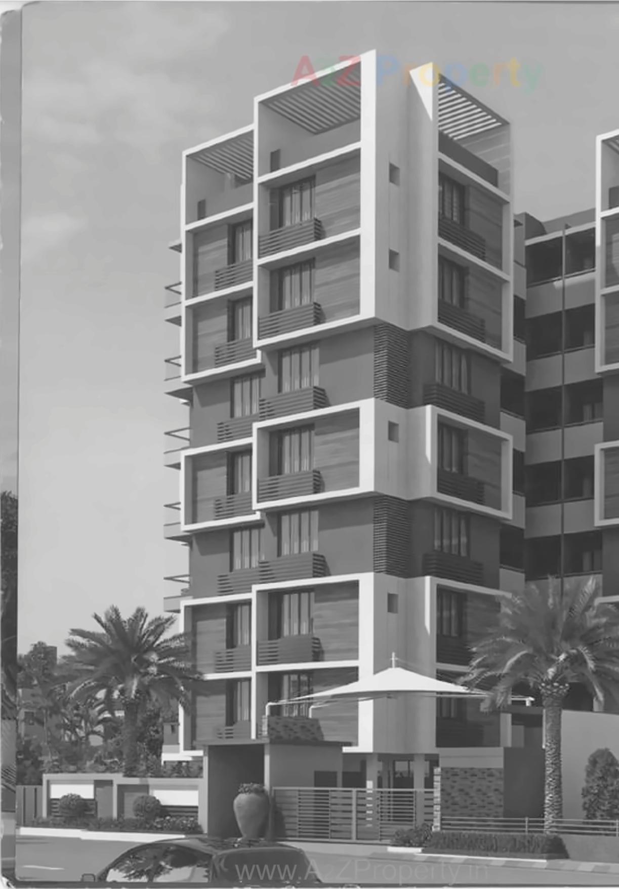 3D Elevation of real estate project D M Pride located at Ghodasar, Ahmedabad, Gujarat