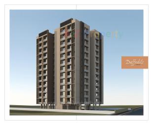 Elevation of real estate project Daffodils Tower located at Sanand, Ahmedabad, Gujarat