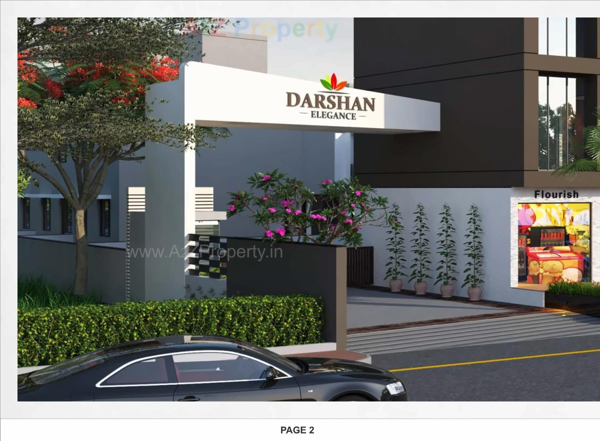 3D Elevation of real estate project Darshan Elegance located at Sanand, Ahmedabad, Gujarat