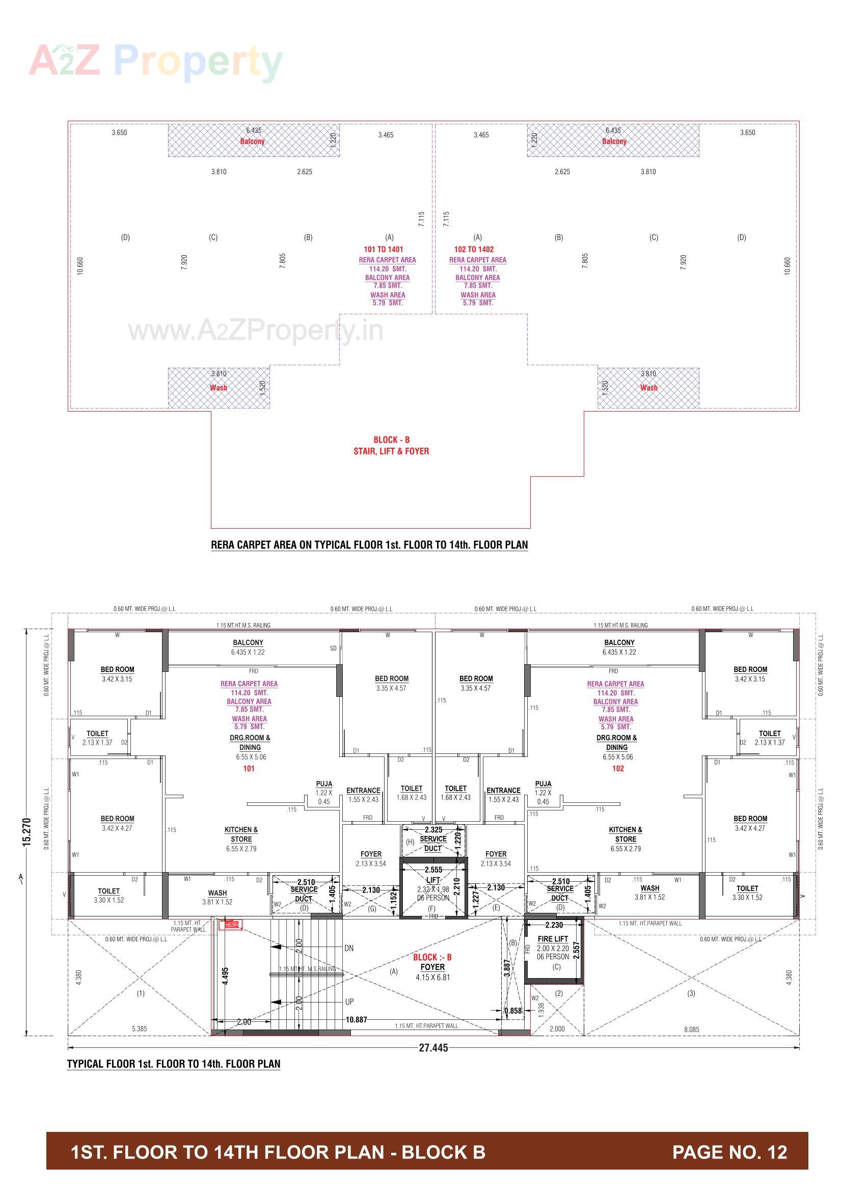Layout of real estate project Dayasagar Aura located at Hanspura, Ahmedabad, Gujarat