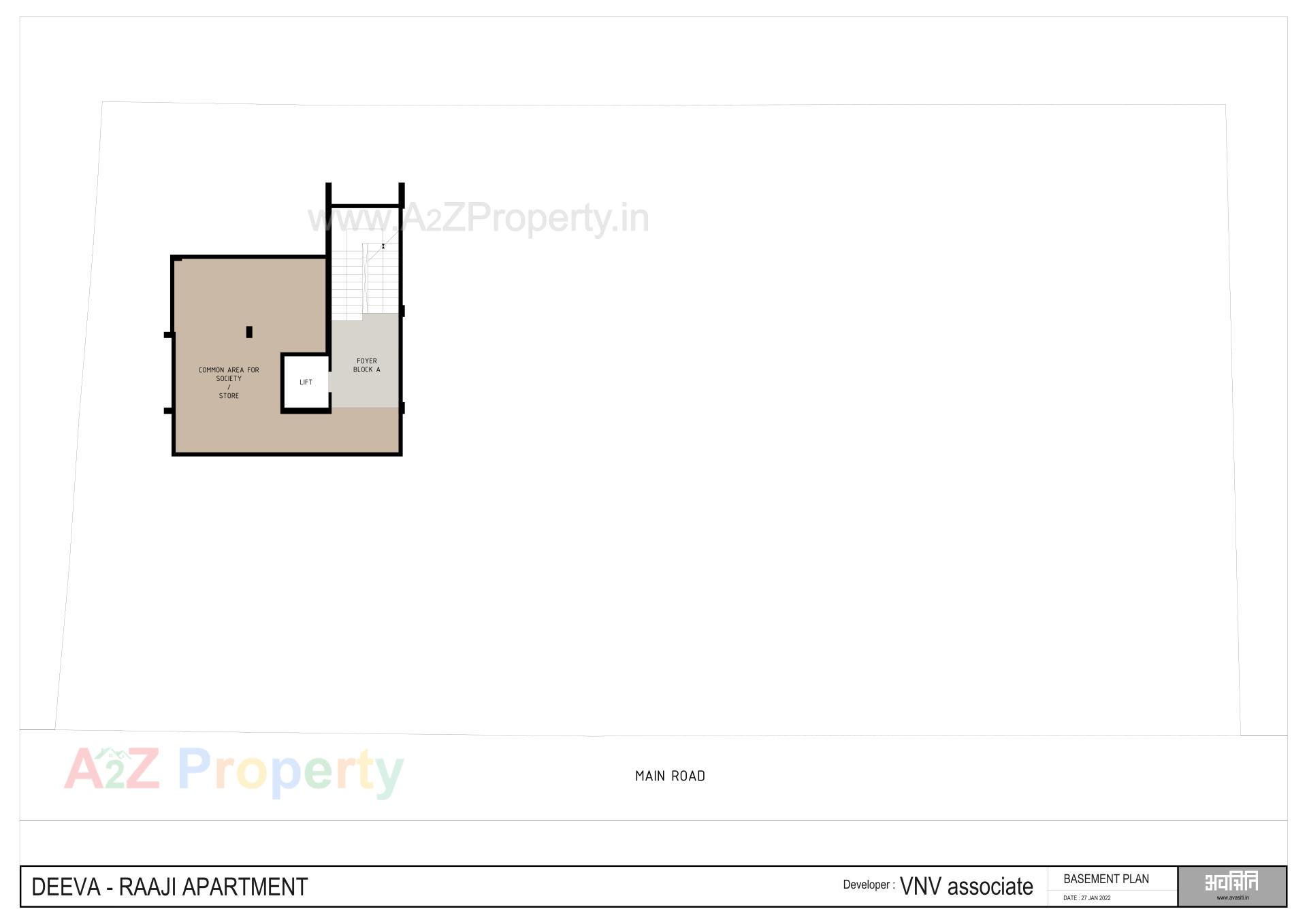 Layout of real estate project Deeva  Raji located at Chhadawad, Ahmedabad, Gujarat