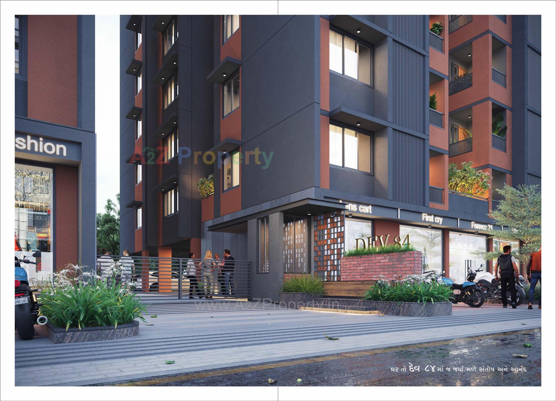 3D Elevation of real estate project Dev located at Vatva, Ahmedabad, Gujarat