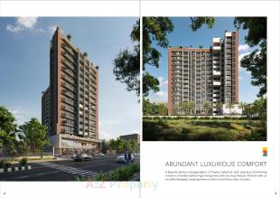 Elevation of real estate project Dev Aaradhyam located at Ghuma, Ahmedabad, Gujarat