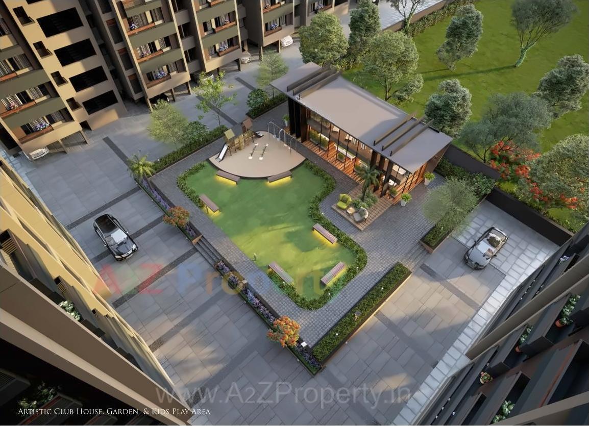 3D Elevation of real estate project Dev Aashish Sky located at Naroda, Ahmedabad, Gujarat