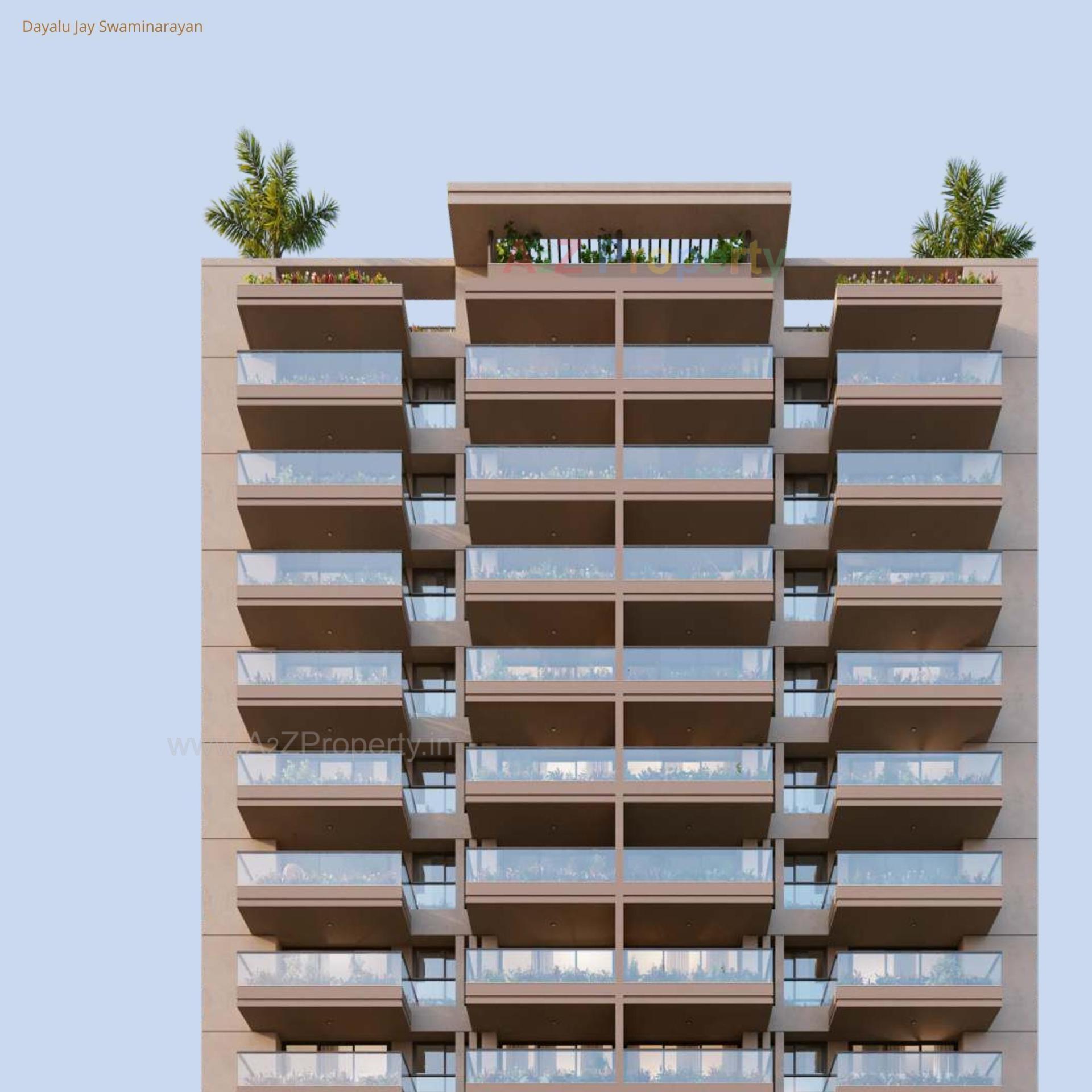 3D Elevation of real estate project Dev Aashish Z Plus located at Hanspura, Ahmedabad, Gujarat