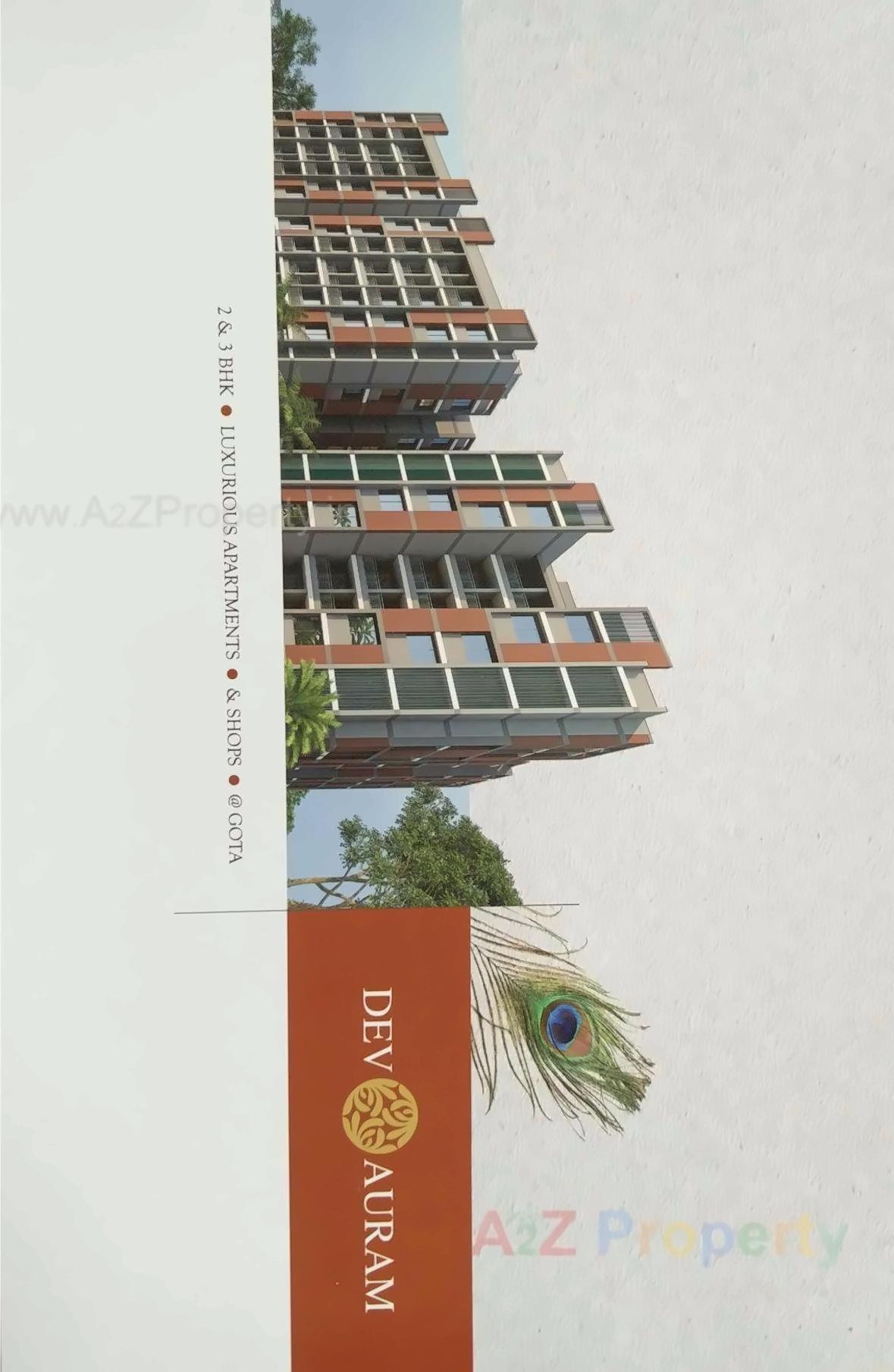 3D Elevation of real estate project Dev Auram located at Chenpur, Ahmedabad, Gujarat