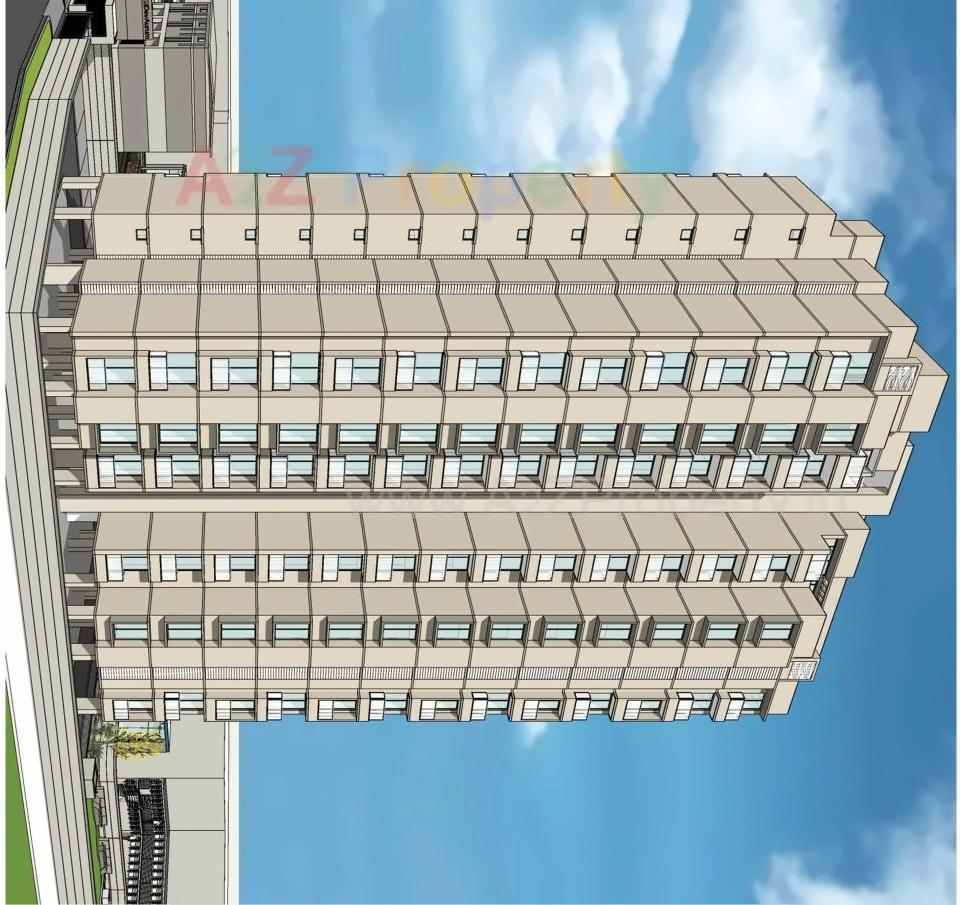 3D Elevation of real estate project Dev Aurum located at Vejalpur, Ahmedabad, Gujarat