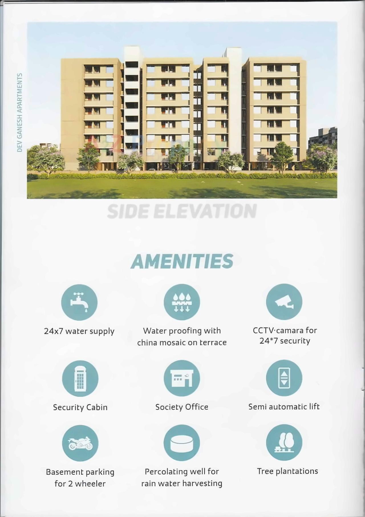 Amenities of Dev Ganesh Apartments