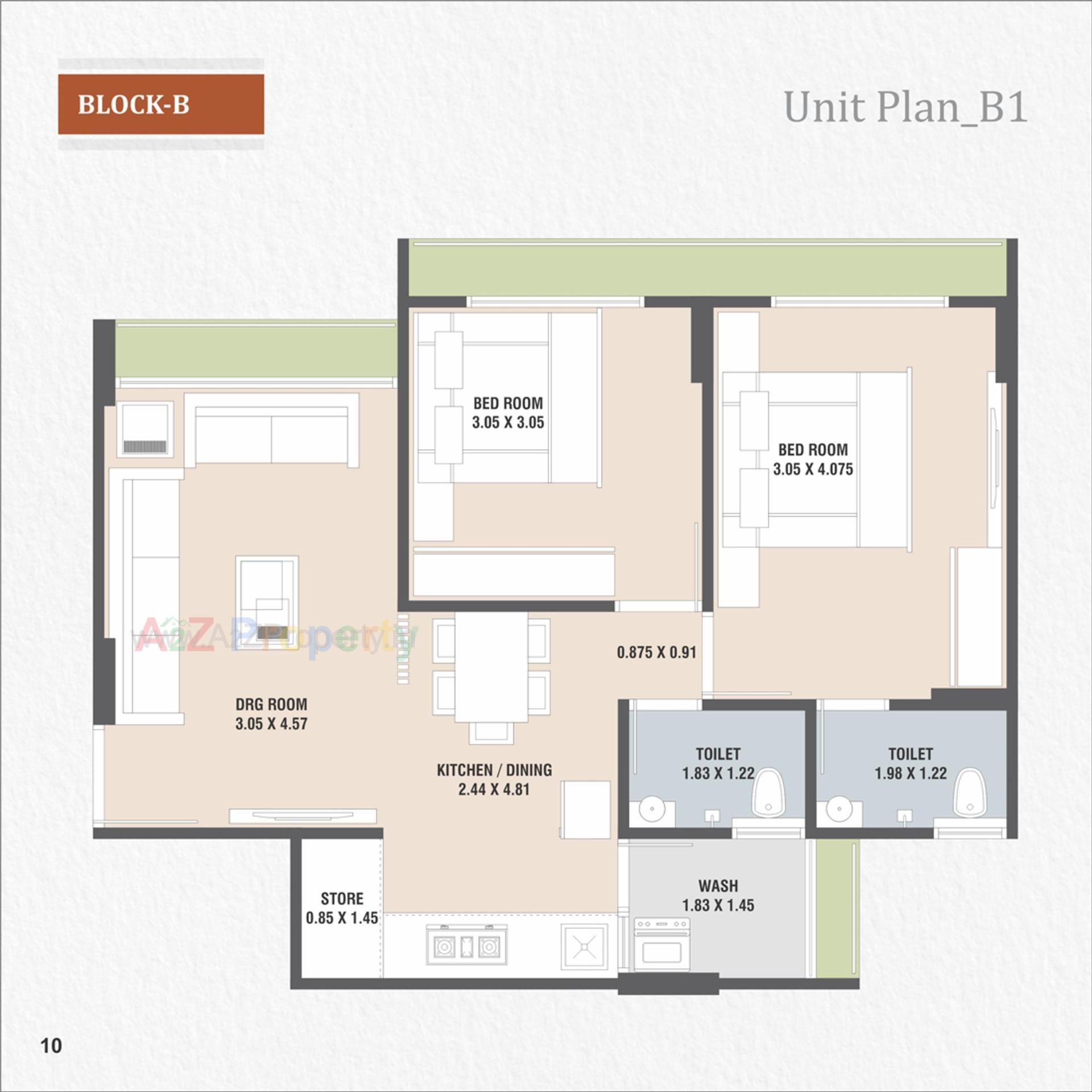 Layout of real estate project Dev Green located at Vastral, Ahmedabad, Gujarat