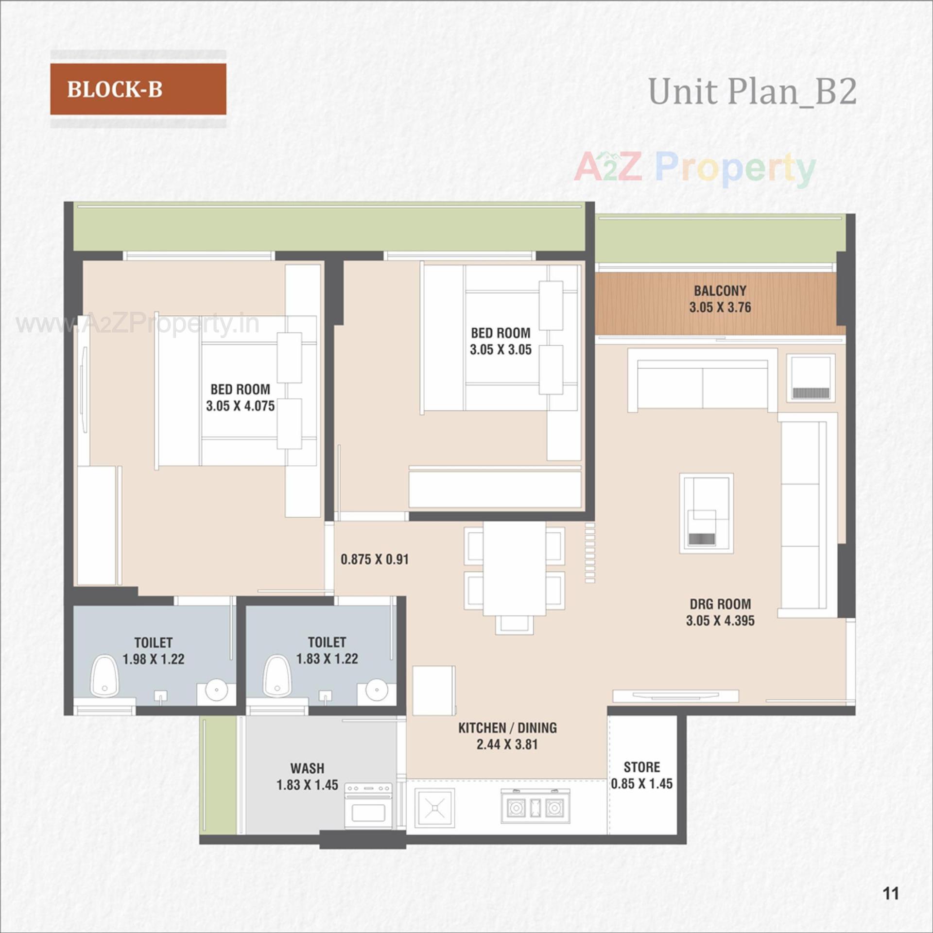 Layout of real estate project Dev Green located at Vastral, Ahmedabad, Gujarat