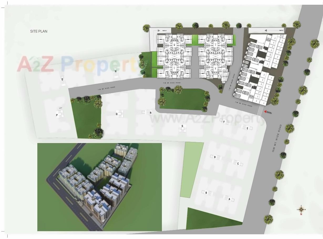 Layout of real estate project Dev Home Town located at Ahmedabad, Ahmedabad, Gujarat