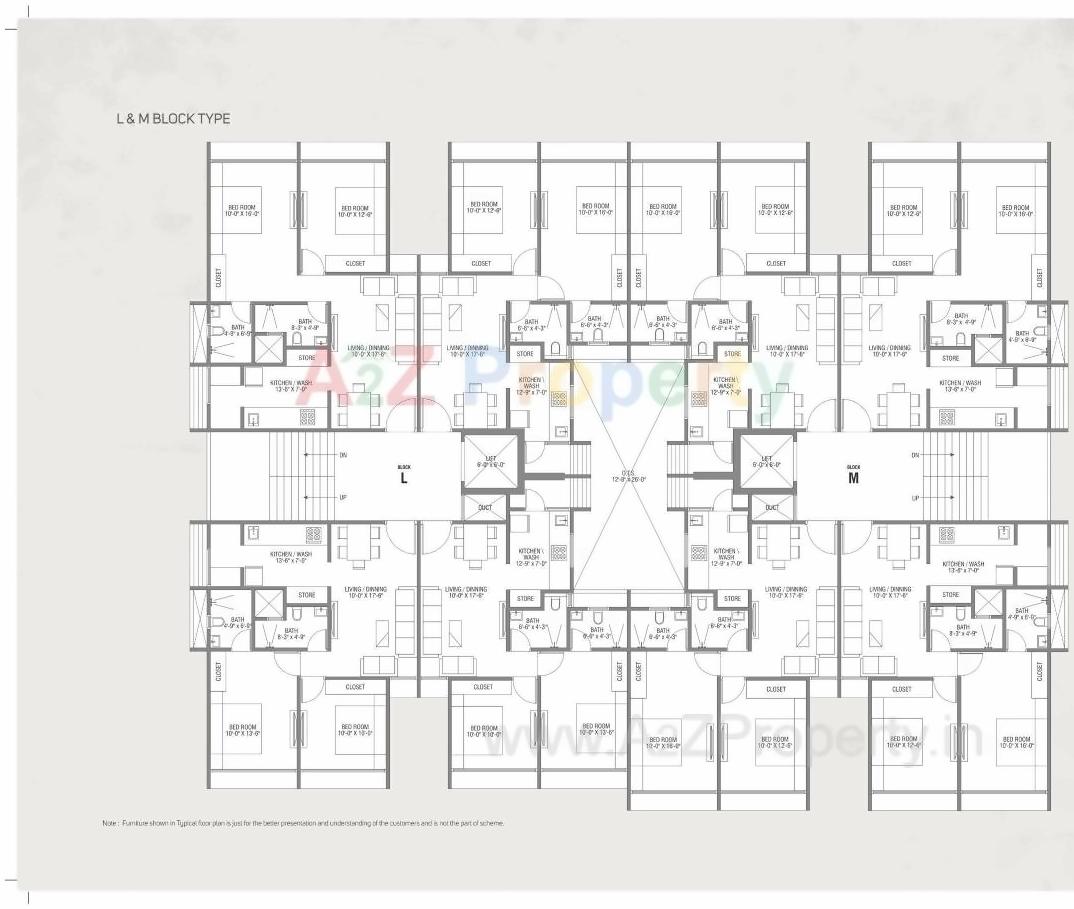 Layout of real estate project Dev Home Town located at Ahmedabad, Ahmedabad, Gujarat