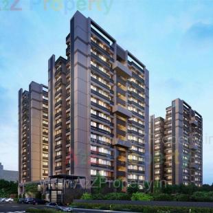 Elevation of real estate project Dev Parijat located at Khodiyar, Ahmedabad, Gujarat