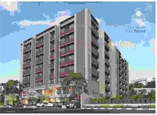 Elevation of real estate project Dev Residency located at Tragad, Ahmedabad, Gujarat