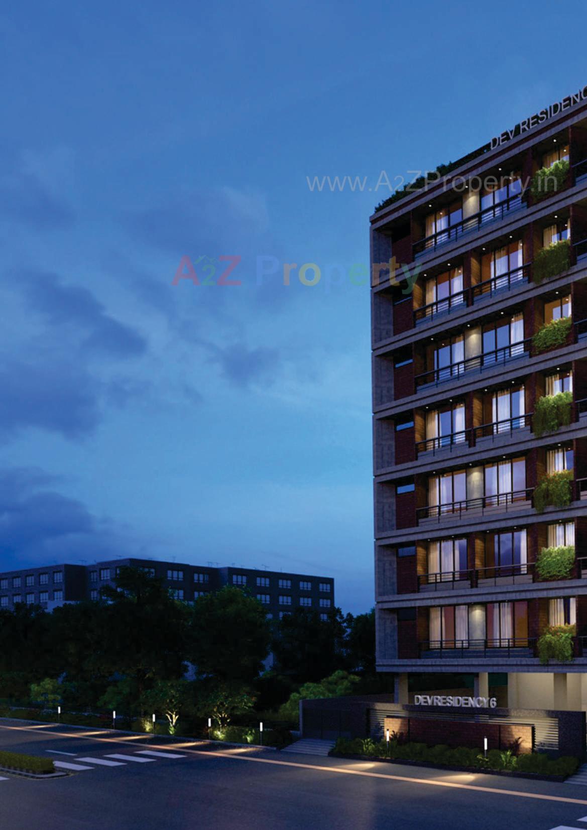 3D Elevation of real estate project Dev Residency located at Ahmedabad, Ahmedabad, Gujarat
