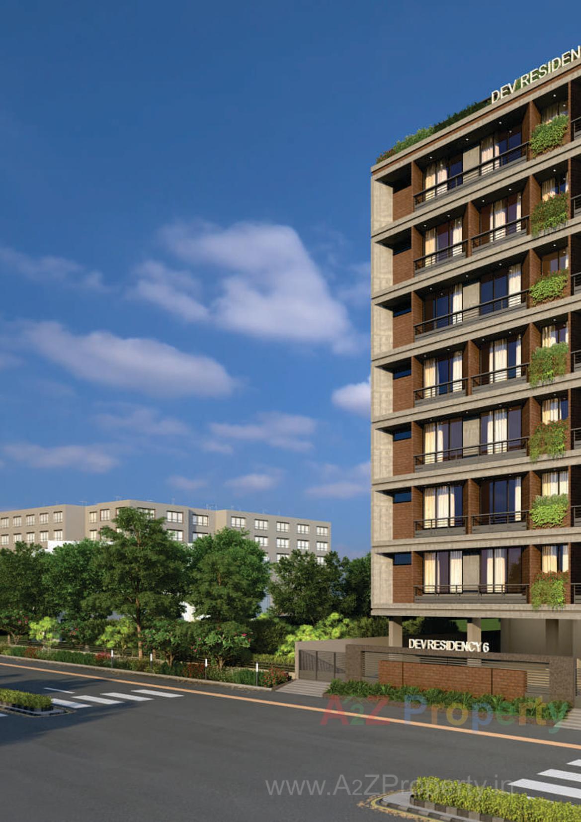3D Elevation of real estate project Dev Residency located at Ahmedabad, Ahmedabad, Gujarat