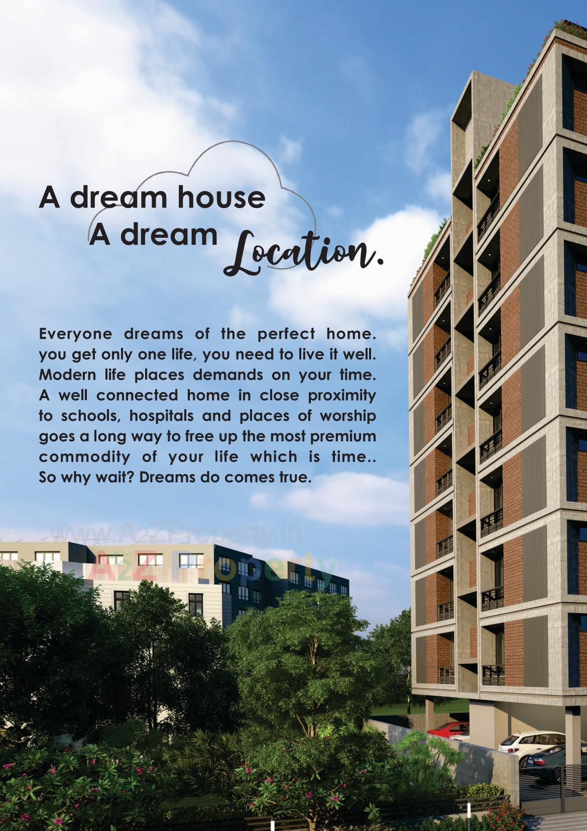 3D Elevation of real estate project Dev Residency located at Ahmedabad, Ahmedabad, Gujarat