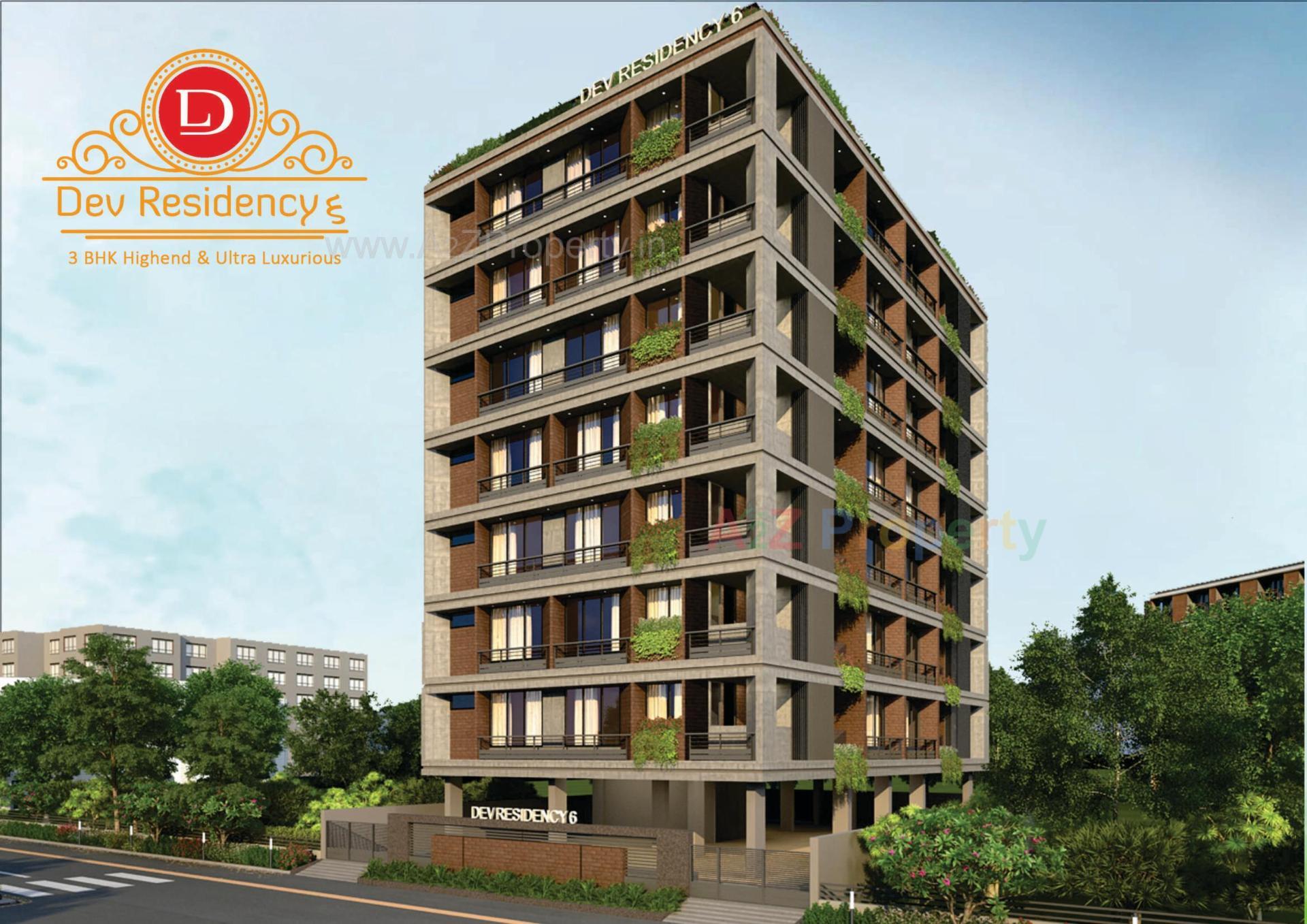 3D Elevation of real estate project Dev Residency located at Ahmedabad, Ahmedabad, Gujarat