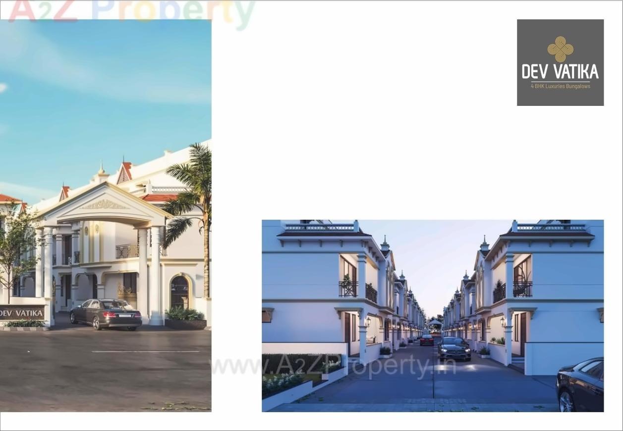 3D Elevation of real estate project Dev Vatika located at Ahmedabad, Ahmedabad, Gujarat