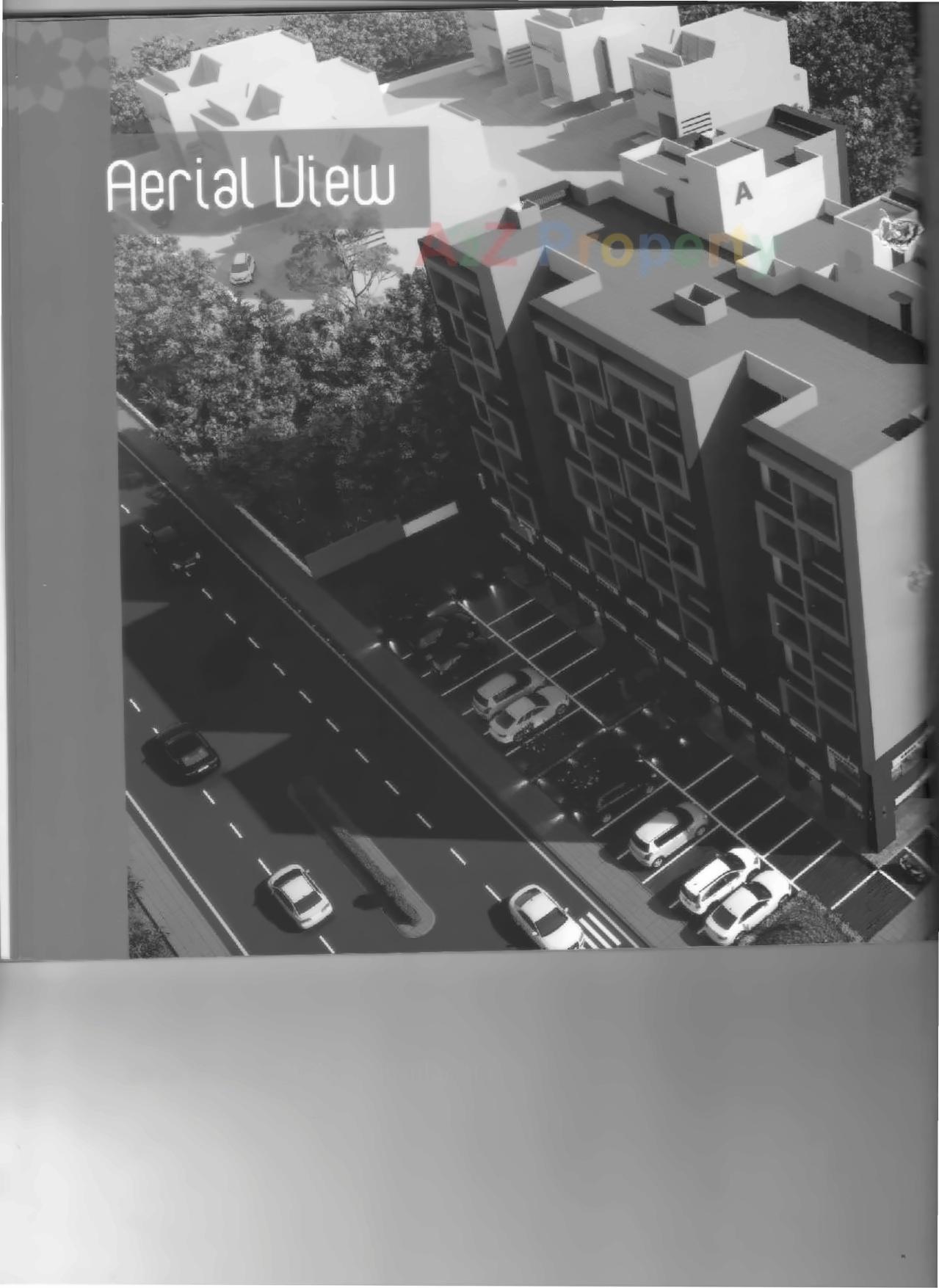 3D Elevation of real estate project Deval Gurukrupa located at Chandlodiya, Ahmedabad, Gujarat