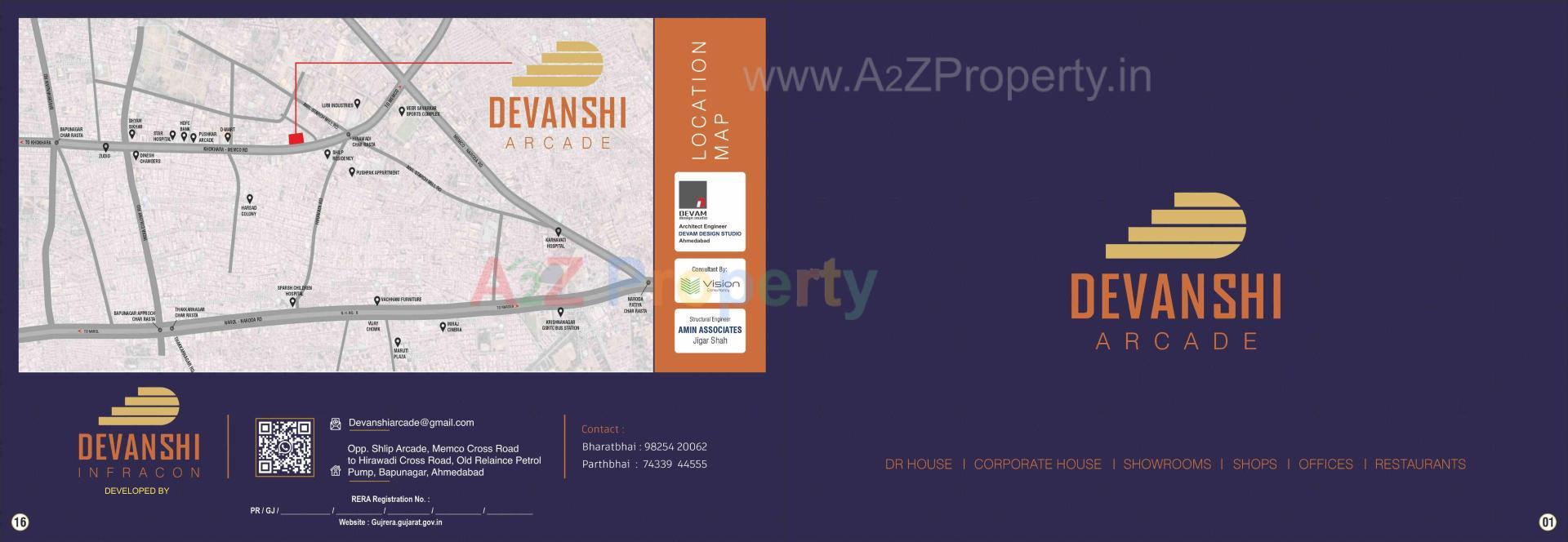  of real estate project Devanshi Arcade located at Naroda, Ahmedabad, Gujarat
