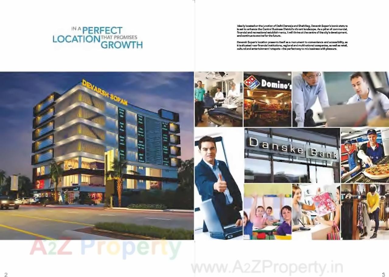 3D Elevation of real estate project Devarsh Sopan located at City, Ahmedabad, Gujarat