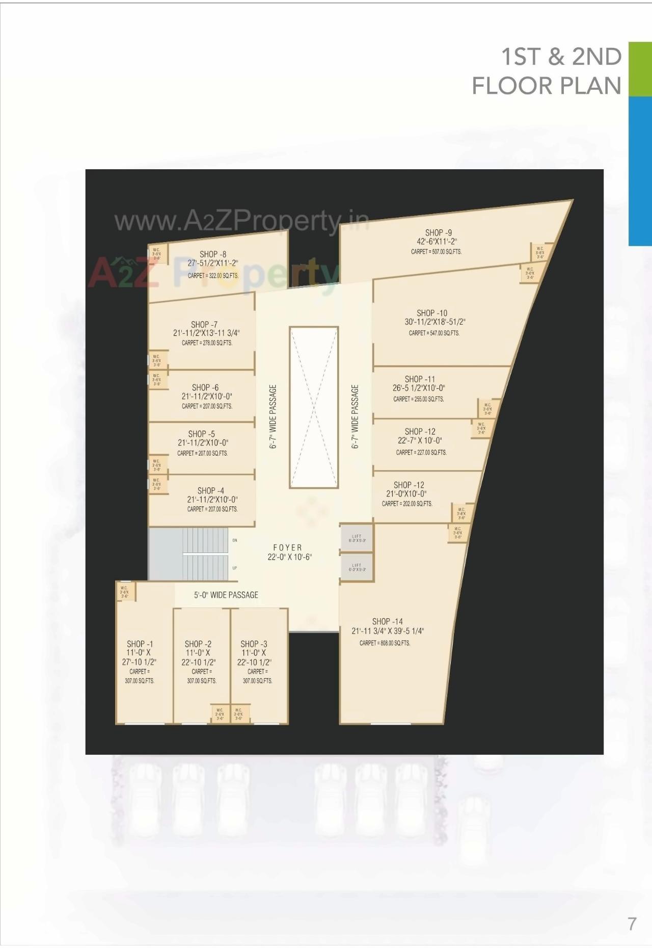 Layout of real estate project Devarsh Sopan located at City, Ahmedabad, Gujarat